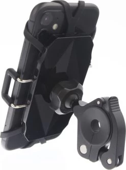 MANOS LIBRES - MODEL E PRO | TELEFOONHOUDER SCOOTER, MOTOR | SPIEGEL | UNIVERSEEL | ZWART | PIAGGIO | VESPA | ZIP -Fiets Serie Winkel 890x1200 1