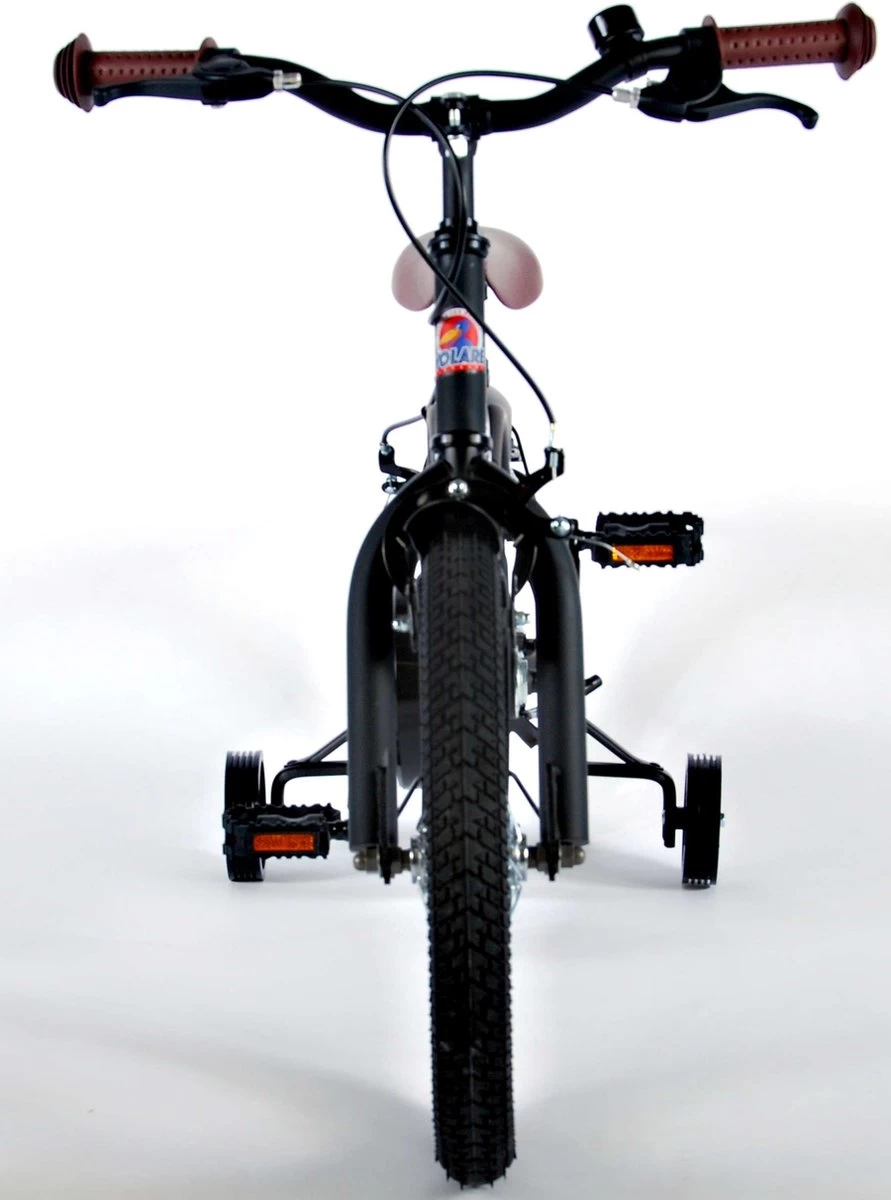 Volare Black Cruiser Kinderfiets - Jongens - 16 Inch - Zwart - 2 Handremmen 14 Volare Black Cruiser Kinderfiets - Jongens - 16 Inch - Zwart - 2 Handremmen - Afbeelding 14