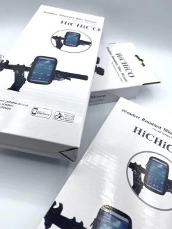 HiCHiCO Weather Resistant Bike Mount Size L 4.7” Van .7” Tot 6.7”, Fiets Motorfiets Telefoon Houder Waterdicht Fiets Phone Case Bag Voor All Smart Phone STAND -Fiets Serie Winkel 899x1200 26