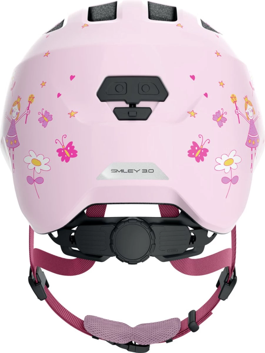 Abus Helm Smiley 3.0 - Rose Princess - S ( 45-50 CM ) - Kinder Fietshelm 2 Abus Helm Smiley 3.0 - Rose Princess - S ( 45-50 CM ) - Kinder Fietshelm - Afbeelding 2