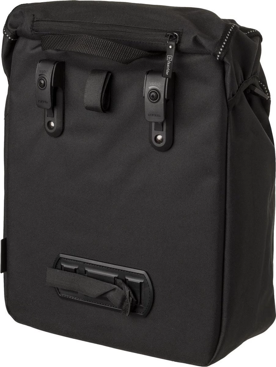 Fastrider Unibag Traffic Enkele Fietstas Zwart - 14L 2 Fastrider Unibag Traffic Enkele Fietstas Zwart - 14L - Afbeelding 2