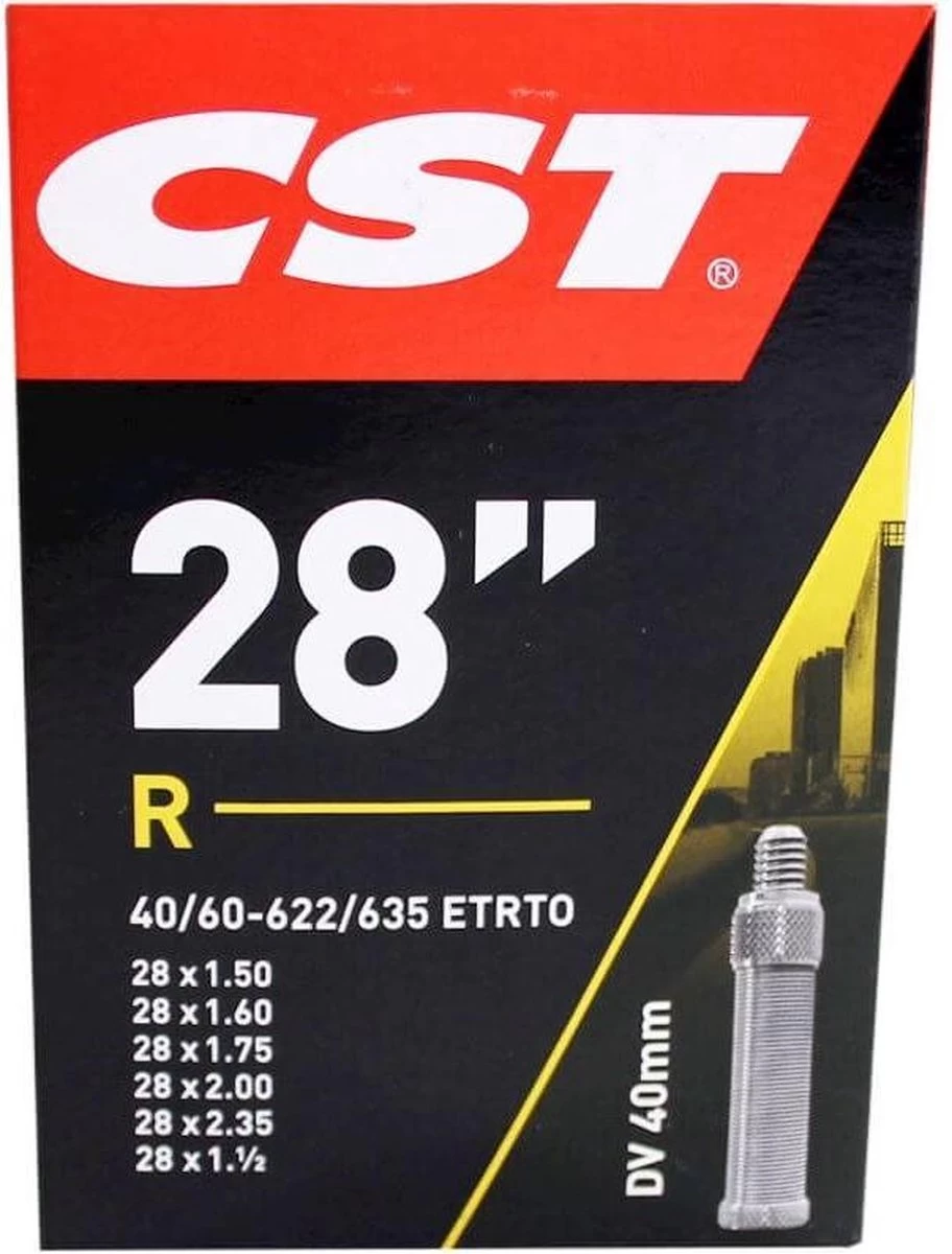 Cst Binnenband 28 X 1.50/2.35 Inch (40/60-622/635) Dv 40 Mm 4 Cst Binnenband 28 X 1.50/2.35 Inch (40/60-622/635) Dv 40 Mm - Afbeelding 4