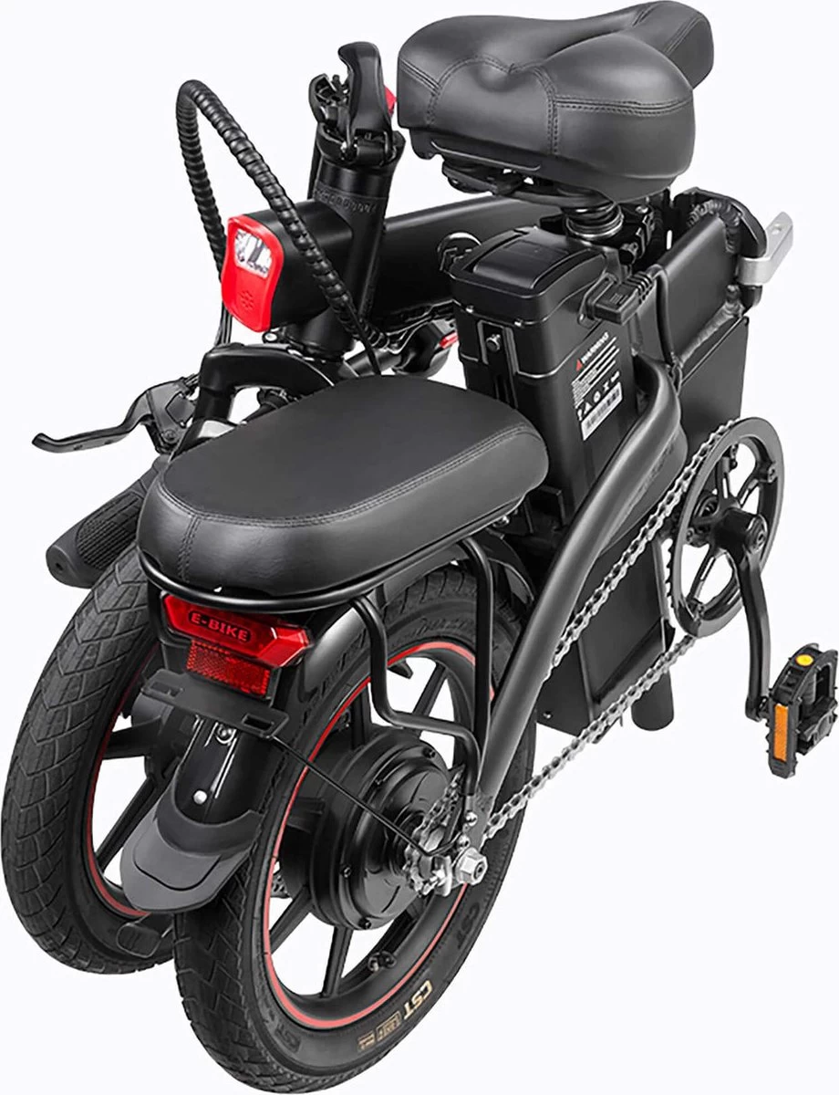 F-Wheel DYU A5 - Elektrische Vouwfiets - E Bike - 14 Inch - 7.5 Ah - 25km/u - Zwart 5 F-Wheel DYU A5 - Elektrische Vouwfiets - E Bike - 14 Inch - 7.5 Ah - 25km/u - Zwart - Afbeelding 5