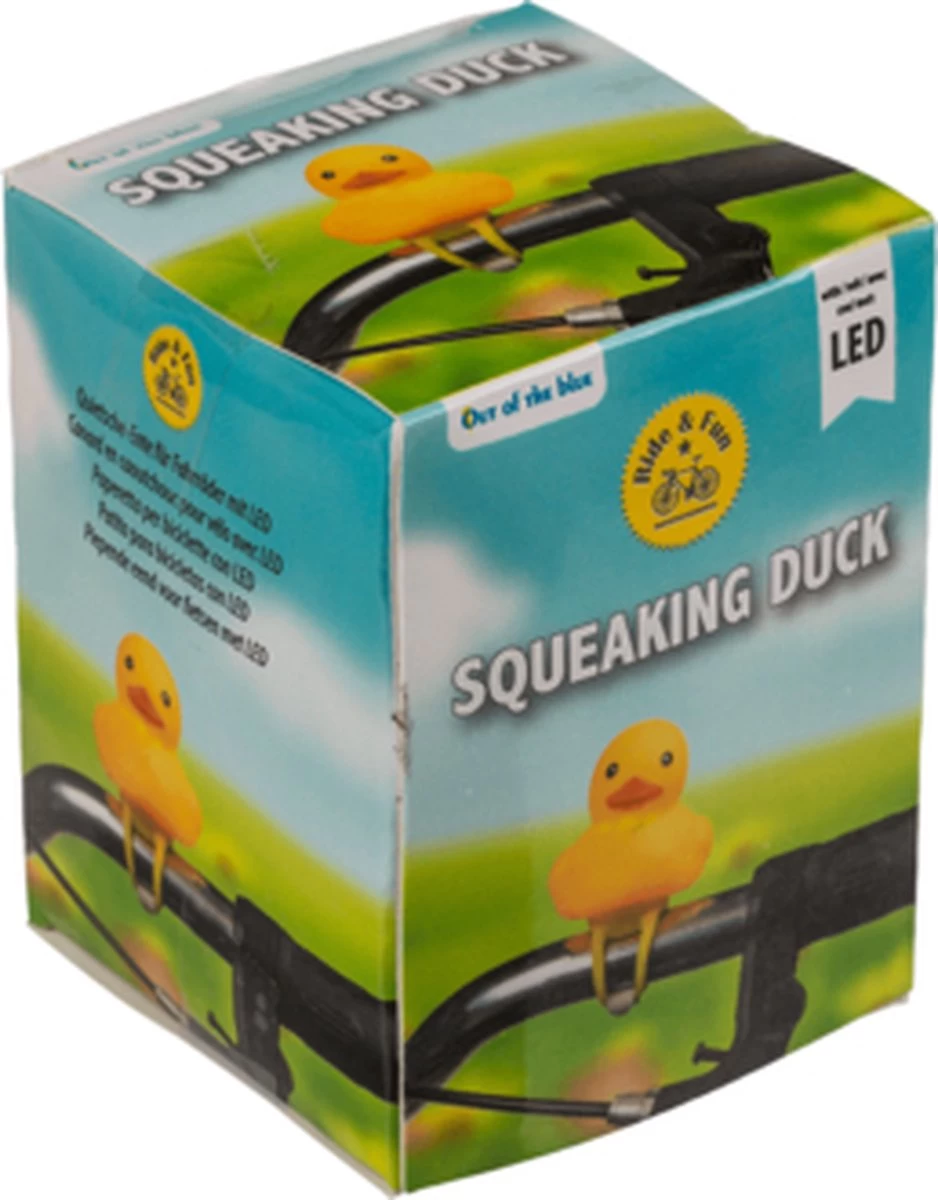 Merkloos Piepende Eend Met Led Licht Voor Op De Fiets 9 Merkloos Piepende Eend Met Led Licht Voor Op De Fiets - Afbeelding 9