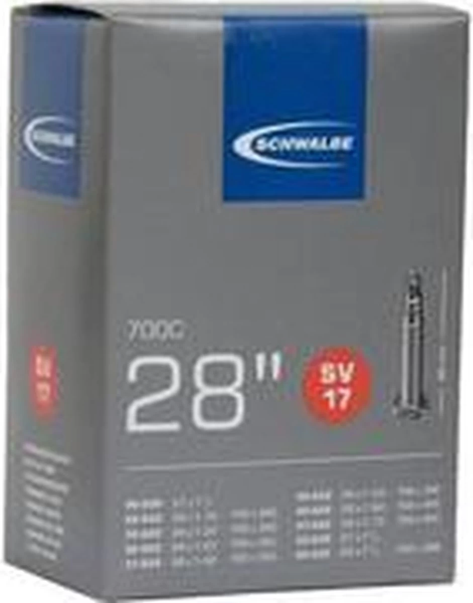 Schwalbe Binnenband - SV17 - 28 Inch X 1.10 - 1.75 - Frans Ventiel - 40mm 13 Schwalbe Binnenband - SV17 - 28 Inch X 1.10 - 1.75 - Frans Ventiel - 40mm - Afbeelding 13