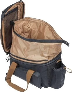 Basil Miles XL Pro Bagagedragertas MIK - 9-36 Liter - Zwart/Grijs -Fiets Serie Winkel 942x1200