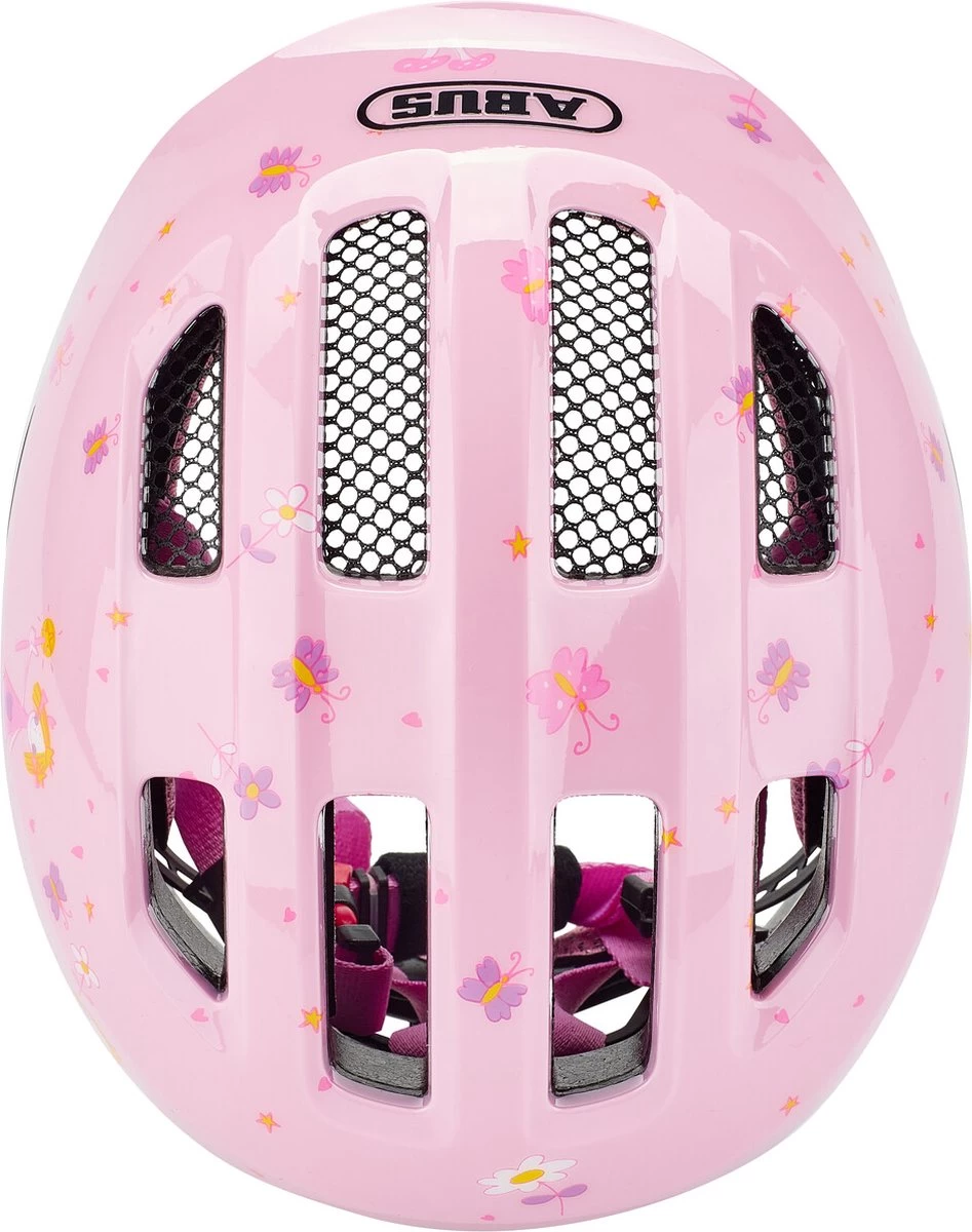 Abus Helm Smiley 3.0 - Rose Princess - S ( 45-50 CM ) - Kinder Fietshelm 6 Abus Helm Smiley 3.0 - Rose Princess - S ( 45-50 CM ) - Kinder Fietshelm - Afbeelding 6