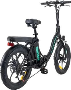 Hitway BK6 Elektrische Fiets | Opvouwbare E-bike | 20 Inch Fat Tire | 350W Motor | 10Ah | Zwart/Groen -Fiets Serie Winkel 949x1200 10
