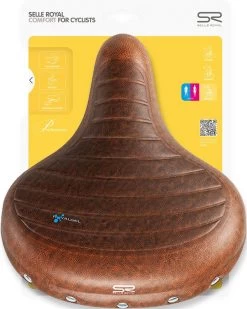 Selle Royal Drifter Plus - Fietszadel - Gel - Bruin -Fiets Serie Winkel 959x1200