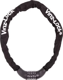 VINZ Devi Combinatie Kettingslot / Fietsslot / Cijferslot / Cijfercombinatieslot / Slot Met Code - 90cm