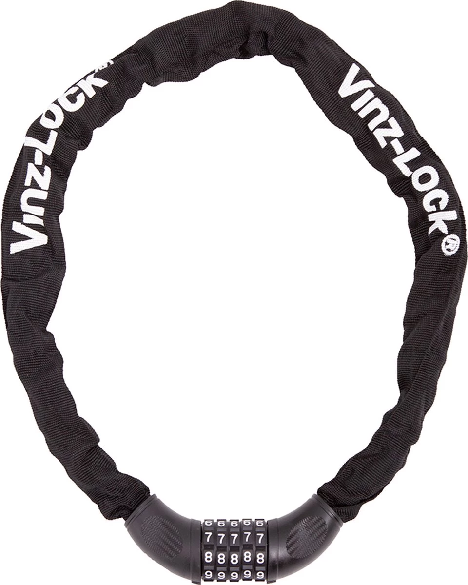 VINZ Devi Combinatie Kettingslot / Fietsslot / Cijferslot / Cijfercombinatieslot / Slot Met Code - 90cm 1 VINZ Devi Combinatie Kettingslot / Fietsslot / Cijferslot / Cijfercombinatieslot / Slot Met Code - 90cm