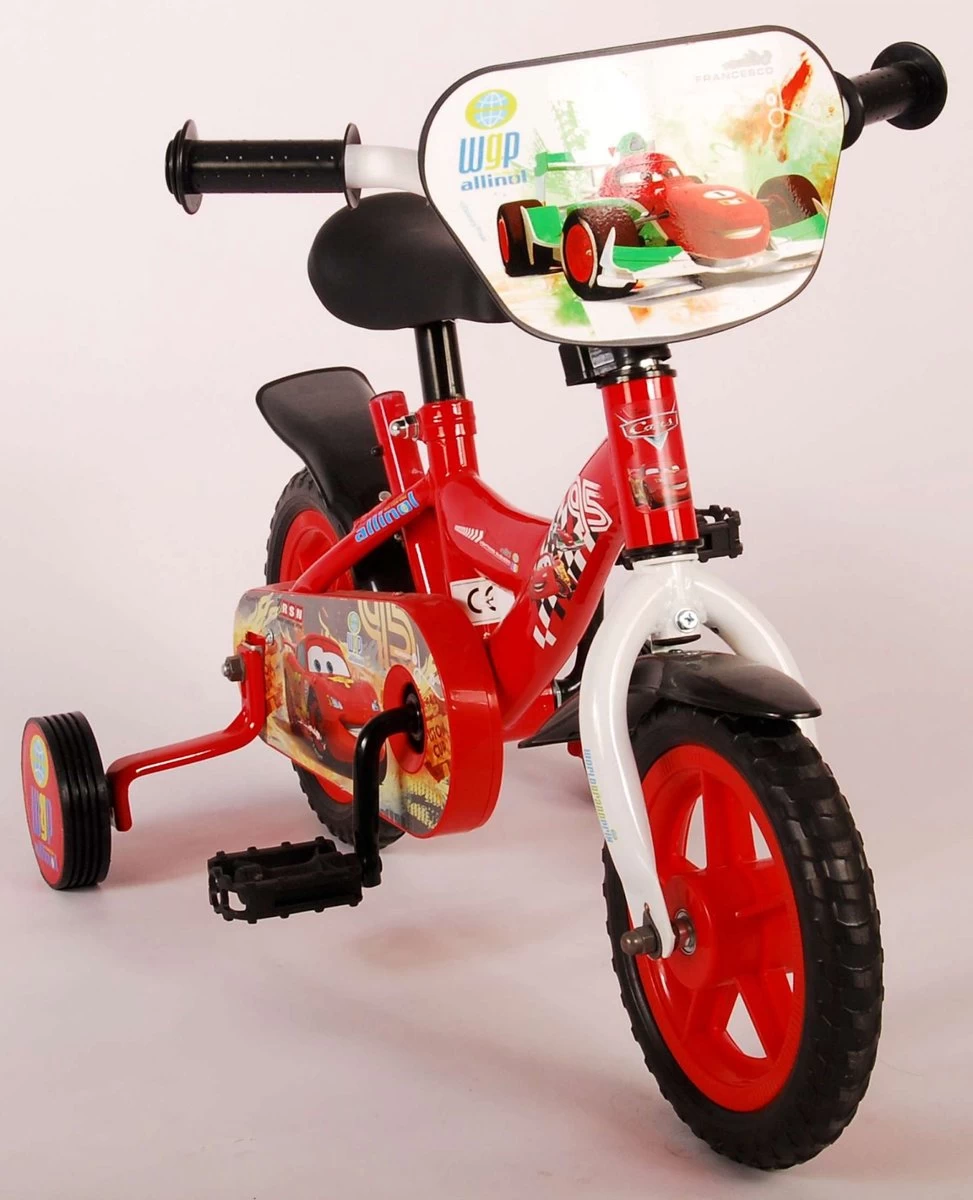 Disney Cars Kinderfiets - Jongens - 10 Inch - Rood - Doortrapper 10 Disney Cars Kinderfiets - Jongens - 10 Inch - Rood - Doortrapper - Afbeelding 10