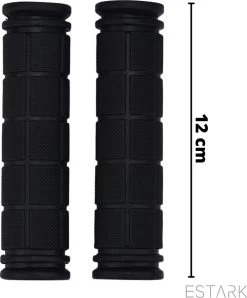 Merkloos ESTARK® - Fietshandvatten - Handvatten - Universeel - Fiets – Mountainbike – Professioneel - Grips - Extra Grip – Fietshandvaten -Handvaten - Handig Te Monteren - Anti-slip – Fietsen – Stuur – Bikegrips – Stevig - Rubber Zwart - (R-zwa) -Fiets Serie Winkel 994x1200 5