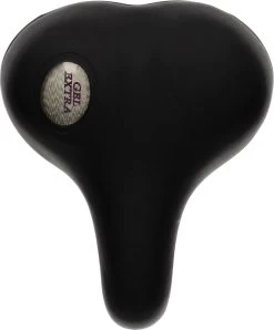 Benson Universeel Gel Fietszadel Voor Dames En Heren - 23x18x6 Cm - Zwart | Comfortabel Unisex Zadel Past Op Elke Fiets
