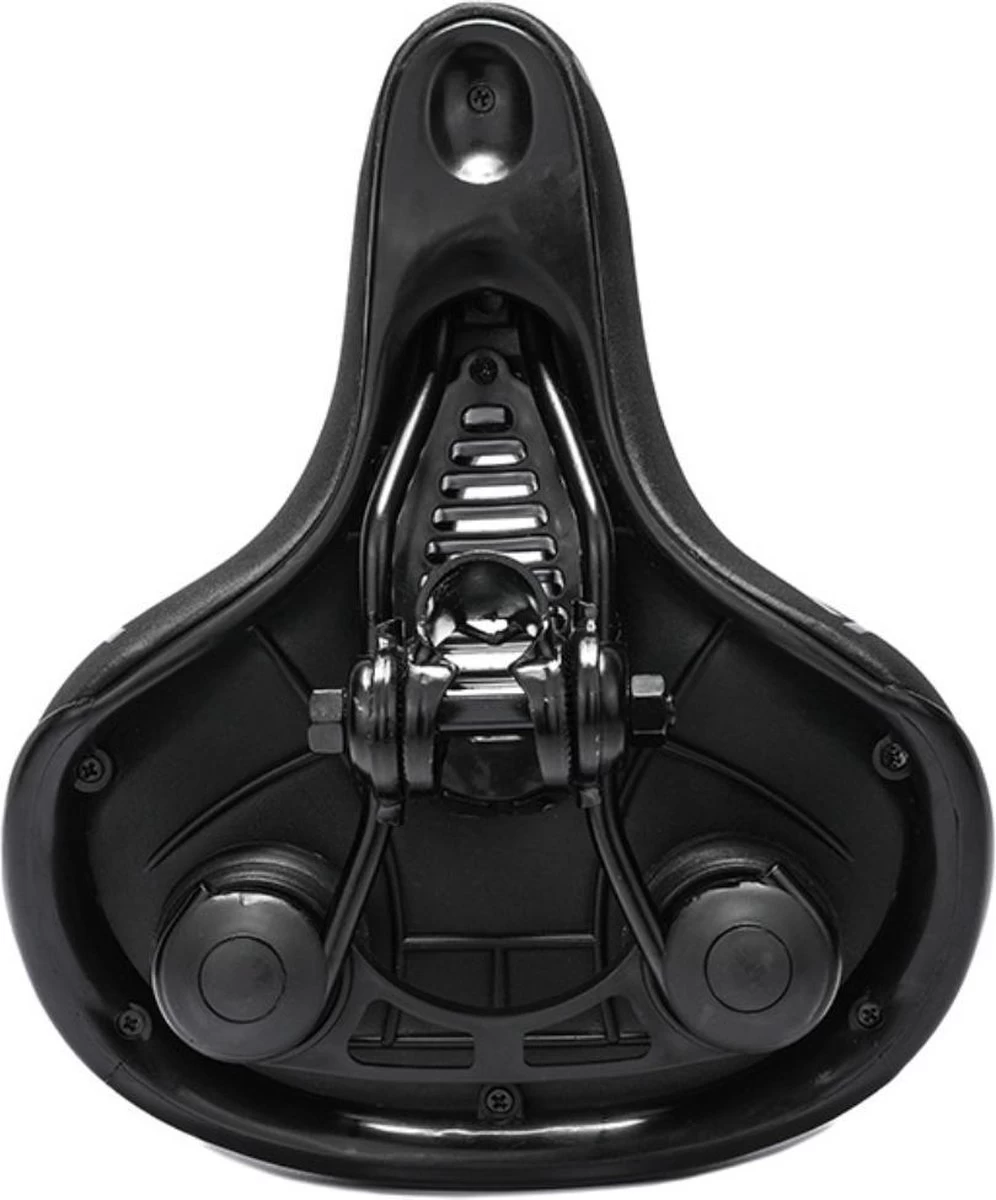 Voltano Fietszadel Met Gelpads - Zwart/Blauw - Uitsparing - Zadelvering - Unisex - Incl. Gratis Zadelstrop 8 Voltano Fietszadel Met Gelpads - Zwart/Blauw - Uitsparing - Zadelvering - Unisex - Incl. Gratis Zadelstrop - Afbeelding 8