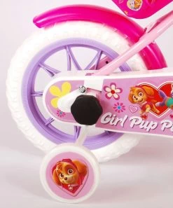 Volare Paw Patrol Kinderfiets - Meiden - 12 Inch - Roze - Doortrapper 22 Volare Paw Patrol Kinderfiets - Meiden - 12 Inch - Roze - Doortrapper -Fiets Serie Winkel 997x1200 3